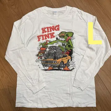 KING FINK 남성용 긴팔 T셔츠 L 사이즈