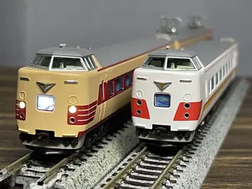 [가공품] KATO 381계 국철색, 슈퍼 구로시오색 혼색 6량 세트