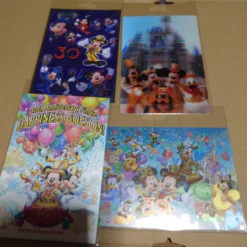 디즈니 리조트 30주년 엽서 4종 세트
