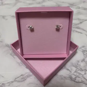 SWAROVSKI 귀걸이 화이트 로즈 골드