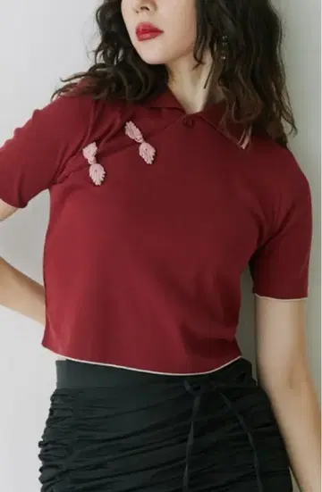 jouetie 차이나 폴로 상의