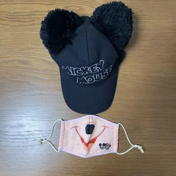 Disney 미키 캡&마스크 세트