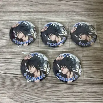 NARUTO 나루토 마린룩 캔뱃지 우치하 사스케