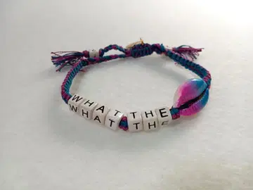 미사용 Venessa Arizaga Shell rope bracelet
