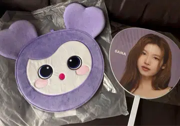 TWICE 사나 부채 케이스 부채 2점
