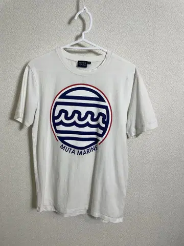 muta MARINE 무타마린 반팔 T셔츠 화이트 사이즈 M