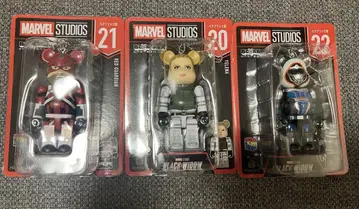 MARVEL BE@RBRICK Happy 복권 20.21.22번 세트