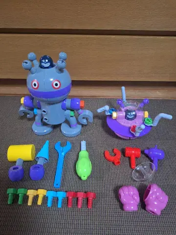 호빵맨 조립 DIY 다단단 세균 UFO