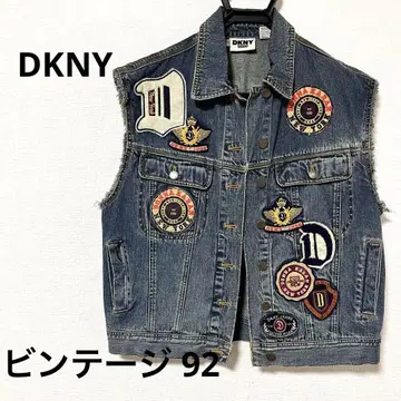 [레어] DKNY 다나카란뉴욕 빈티지 92 데님 베스트
