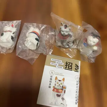 MANEKINEKO MUSEUM 마네키네코 피규어 4체 세트