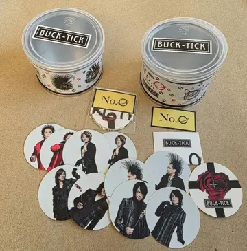 BUCK-TICK 고양이 캔 2개, 프레이크 씰 2개 세트