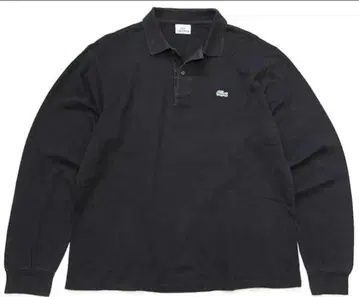 LACOSTE 라코스테 코튼 사슴 피케 셔츠 긴팔 블랙 5