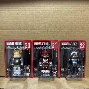 해피 복권 MARVEL 베어브릭 3종 세트 BLACKWIDOW