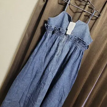 데님 롱 스커트 3L