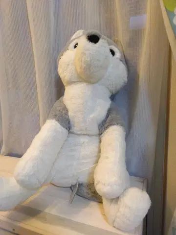 늑대 봉제 인형 플리스
