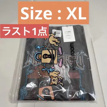 XL 사이즈 vaultroom 고양이 토토로 VR x TORORO TEE