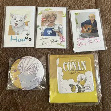 명탐정 코난 제로의 일상 라이프스타일 스퀘어 캔뱃지 아무로 토오루