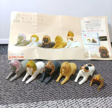 가챠 고양이 파라오 피규어 전 5종 풀컴프