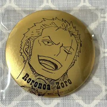 원피스 나츠코미 2016 골드 조로 캔뱃지 ONE PIECE