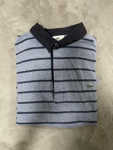 00s LACOSTE 피케 셔츠 크롭 기장