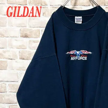 멕시코제 GILDAN 길단 90s 센터 자수 맨투맨