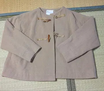 레이디스 숏코트 베이지 코트