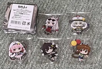 동방 project 요미우리랜드 아크릴 키링 5개 세트