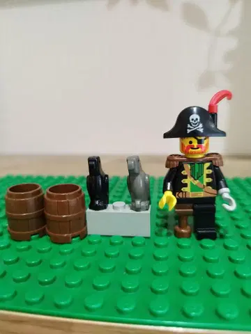 LEGO 정품 미니 피규어 해적 파이리츠 선장