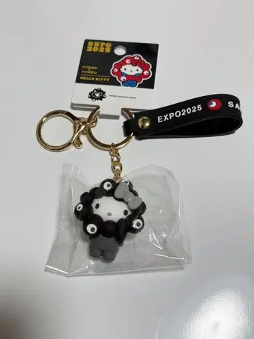 Expo 2025 산리오 블랙미야 콜라보 키티 키링
