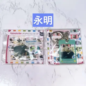 어드벤처월드 팬더 파크 한정판 가챠 영명 2종 세트