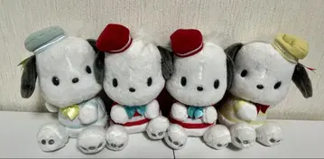 포차코 마린 스타일 봉제 인형 4개 세트