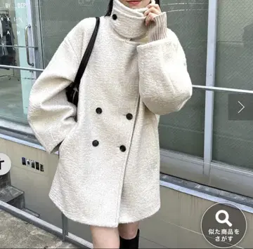 mystic 샤기 미들 코트