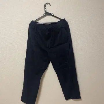 네이비 와이드 팬츠
