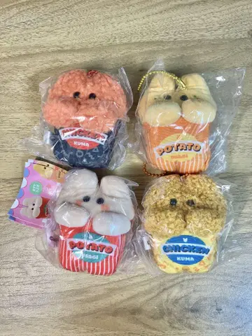 감자 토끼와 치킨 곰