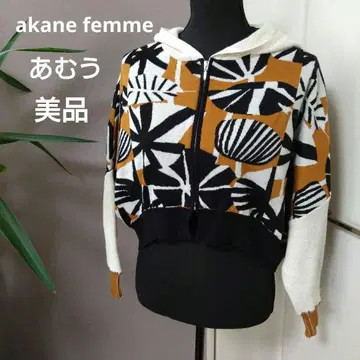 akane femme 아뮤 니트 후드티