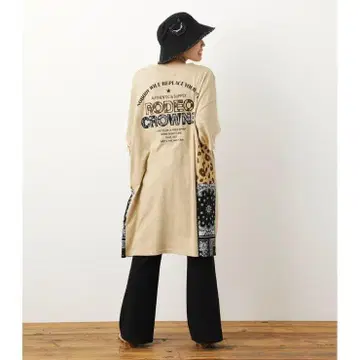 로데오 크라운 와이드 보울 사이드 패턴 T 원피스