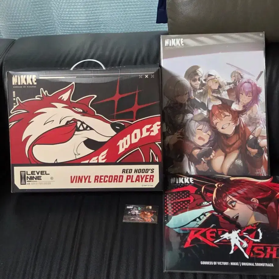 Nikke Turntable + Red Hood LP Set, sealed (includes pre