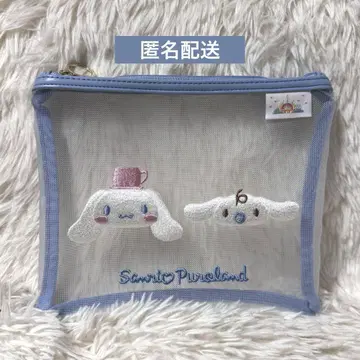 시나모롤 미르크 오토모다치 메쉬 파우치 퓨로랜드 굿즈