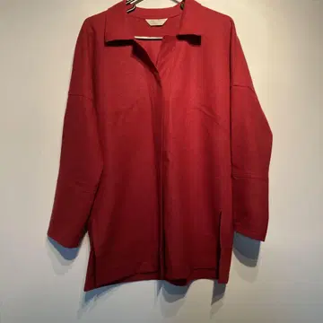 TOSCANA 여성용 빨간색 얇은 소재 코트