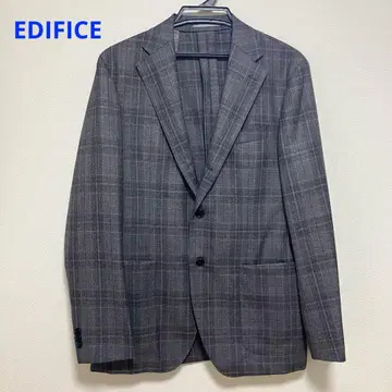 [ EDIFICE ] 남성용 체크 무늬 자켓 L 사이즈