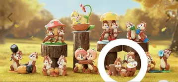 칩과 데일 아트 테마 피규어 세트