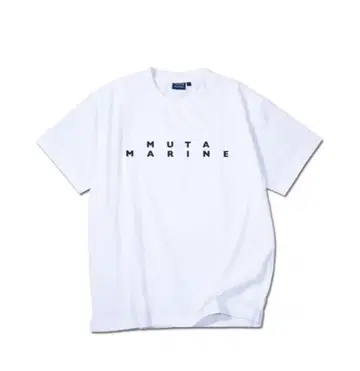 muta 무타 T셔츠 슬리브 절개 T셔츠 무타 마린 T셔츠