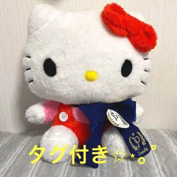 산리오 헬로키티 45주년 봉제 인형 프레셔스티