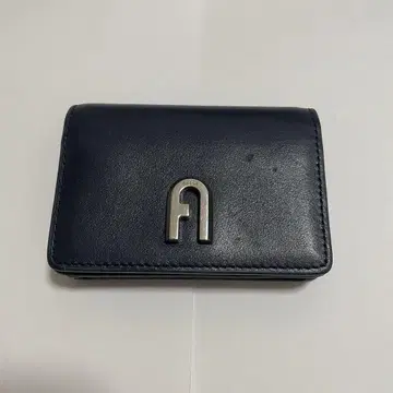 명함지갑 카드 케이스 훌라 FURLA 네이비 파랑 여성용 남성용