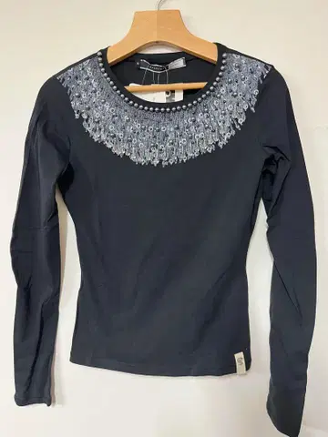 SPORTMAX CODE 택 포함 미사용 비즈 장식 티셔츠