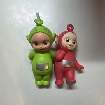 텔레토비즈 피규어 세트 그린과 빨간색