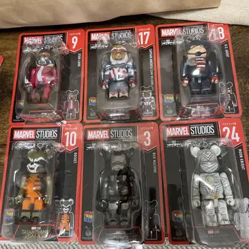 MARVEL STUDIOS 큐브릭 베어브릭 6체 세트