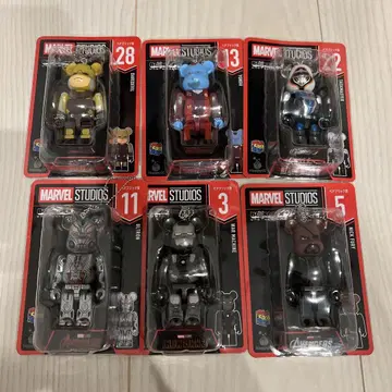 MARVEL 베어브릭 6체 세트