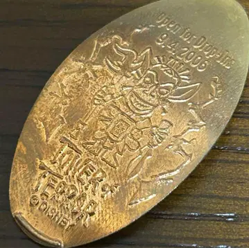타워 오브 테러 시리키 우툰두 디즈니 수베니어 메달
