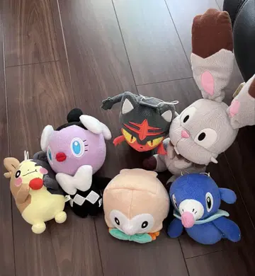 포켓몬 봉제 인형 모쿠로 냐비 아시마리 호루비 고치무 모루페코